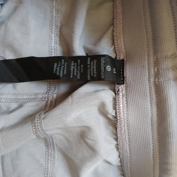 Lululemon Men's T.H.E. Short Linerless 9" #M7AAWS, Bleached Herringbone M - Picture 5 of 5